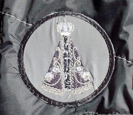 BORDADO PATCH REFLETIVO NOSSA SENHORA APARECIDA
