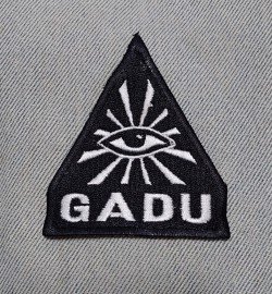 BORDADO PATCH MA��NICO GADU AMARELO (OLHO DA PROVID�NCIA)