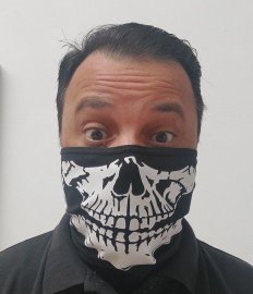 1//2 BALAKLAVA  M�SCARA  CAVEIRA SKULL